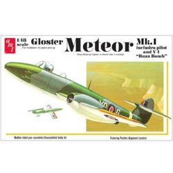 Model plastikowy AMT - Odrzutowiec Gloster Meteor MK-1 Fighter Jet