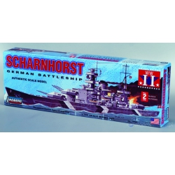Model plastikowy Lindberg - Niemiecki okręt wojenny Scharnhorst