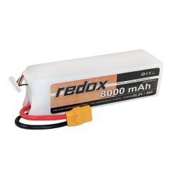 Redox LIPO 8000 mAh 22,2V 40C XT-90 - pakiet LiPo