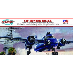 Model Plastikowy - ATLANTIS Models 1:54 Samolot US Navy S2F Hunter Killer - AMCA145