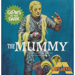 Model Plastikowy - ATLANTIS Models Figurka "Mumia" 1:8 Lon Chaney Jr. The Mummy Glow Limited Edition - AMCA452