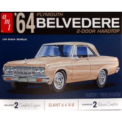 Model Plastikowy - Samochód 1964 Plymouth Belvedere (w/Straight 6 Engine) 2T - AMT1188