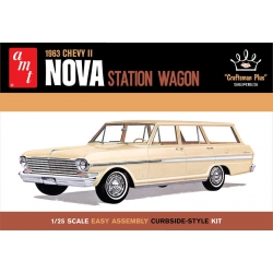 Model Plastikowy - Samochód 1:25 1963 Chevy II Nova Station Wagon "Craftsman Plus Series" - AMT1202