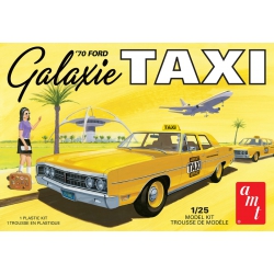 Model Plastikowy - Samochód 1:25 1970 Ford Galaxie Taxi - AMT1243