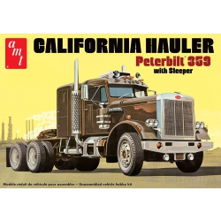 Model Plastikowy - Ciężarówka Peterbilt 359 California Hauler w/Sleeper 1:25 - AMT1327