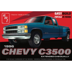 Model Plastikowy - Samochód 1996 Chevrolet C-3500 Dually Pickup Easy Build 1:25 - AMT1409
