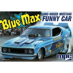 Model Plastikowy - Samochód Blue Max Long Nose Mustang Funny 1:25 Car - MPC930