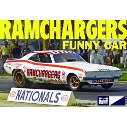 Model Plastikowy - Samochód 1:25 Ramchargers Dodge Challenger Funny Car - MPC964