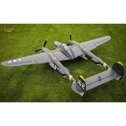 Samolot P-38 Twin (klasa .46 EP-GP) ARF (wersja oliwkowa) - VQ-Models