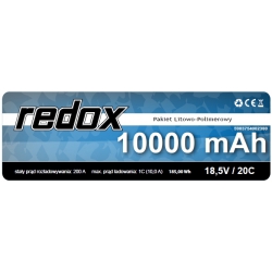 Redox 10000 mAh 18,5V 20C XT-90 - pakiet LiPo