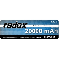 Redox 20000 mAh 22,2V 20C XT-90 - pakiet LiPo
