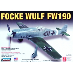 Model plastikowy Lindberg - Samolot FW-190 Focke Wulf