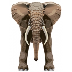 Latawiec BRAINSTORM - WNS SkyZoo 40x30" Nylon Elephant