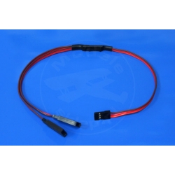 Y - kabel rozgałęziacz 90 cm (JR) - 0,13mm2 26AWG - płaski - MSP