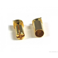 Jeti - 3 pary konektorów Gold (banan) K5.5 5,5mm