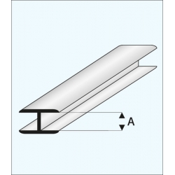 Profil Połączeniowy plastikowy Płaski 1,0 x 1000 mm - MAQUETT