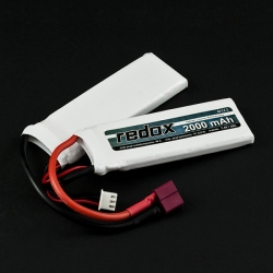 Redox ASG 2000 mAh 7,4V 20C (rozdzielony) (1+1) - pakiet LiPo