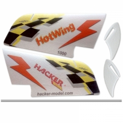 Hotwing Mini 500 ARF Violet - Latające skrzydło Hacker Model