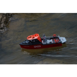 Łódź motorowa SNIG Rescue Turbojet Boat 2.4Ghz RTR Czarna - Heng Long 3702