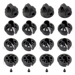 #91814 - RC10B6.1 - 12mm Shock Caps and Spring Cups
