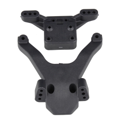 #91875 - RC10B6 - Factory Team Top Plate and Ballstud Mount (carbon)